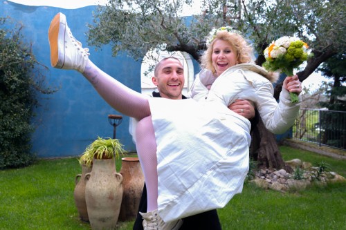 Unusual self made Wedding: Luca & Valeria I'm very happy for you!