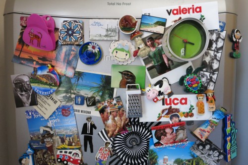 Detail of Valeria's fridge