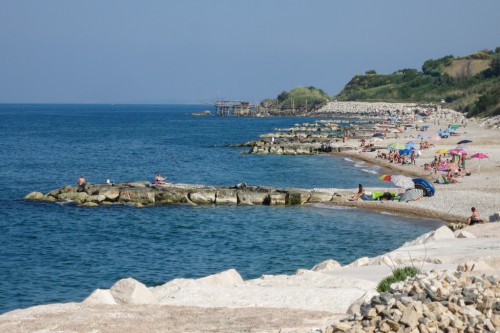 Foce beach, Rocca St. Giovanni