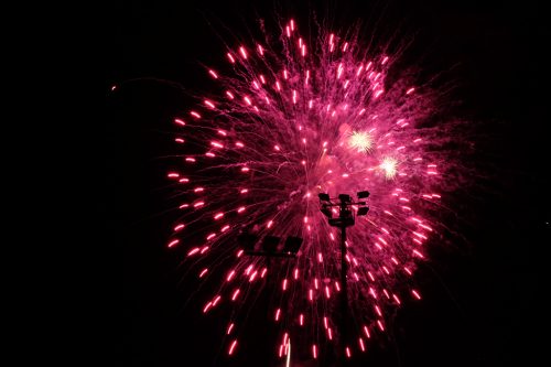 Nice lamppost fireworks, Feste di Settembre Lanciano