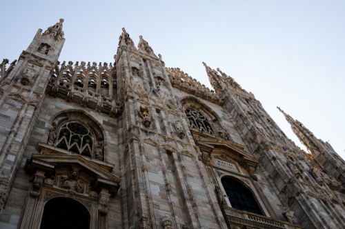 MILAN CATHEDRAL FROM THE BOTTOM