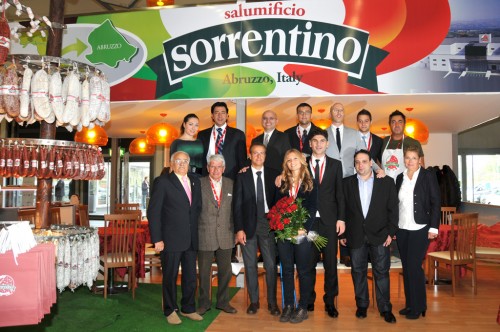 All Sorrentino staff at the stand in Cologne for Anuga 2011