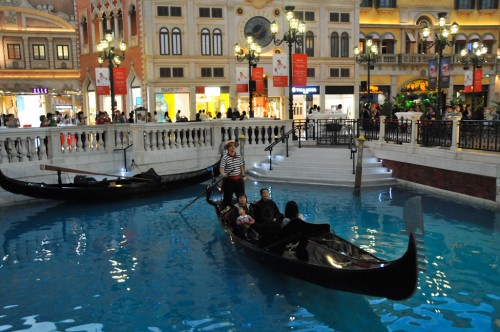 Venetian gondola in Macao