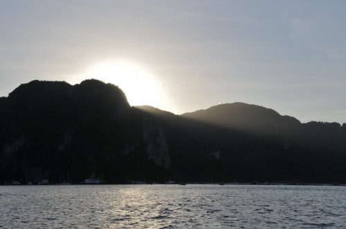 Sunset in Phi Phi island