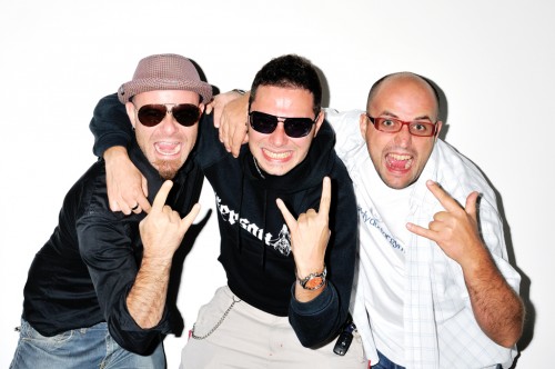 Fausto Bomba, Daniele Campana and me from blowup studio