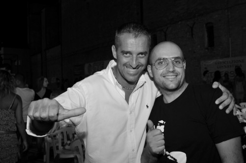 Me and Pierluigi Di Lallo at Festival Nazionale Adriatica Cabaret