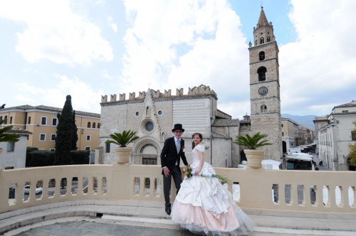GRAZIANO AND FRANCESCA JUST MARRIED