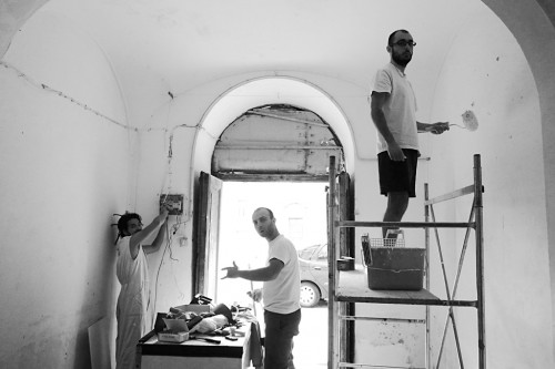 Daniele Di Tiello and Pro Loco Castel Frentano's Boys at work