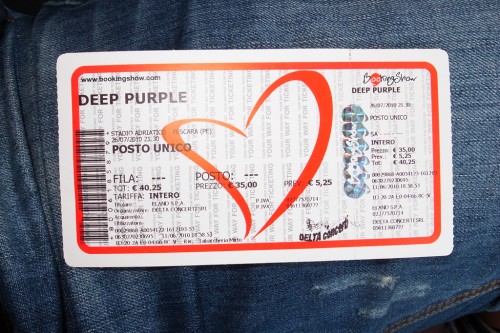 Ticket for Deep Purple