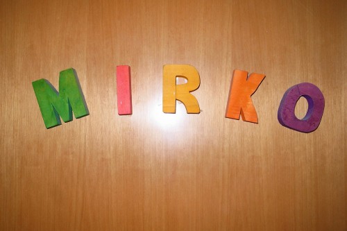 Door of the bedroom of Mirko