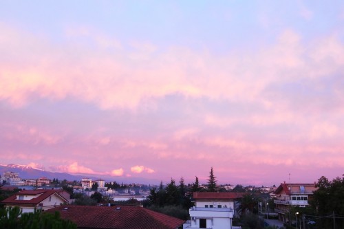 Pink sunrise