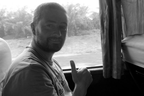 Paolo Iannamico on the bus for KL