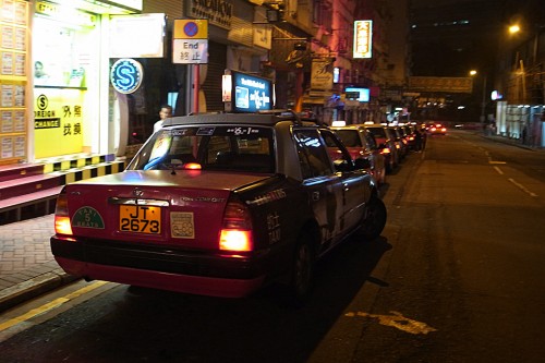 Some taxi in Hong Kong