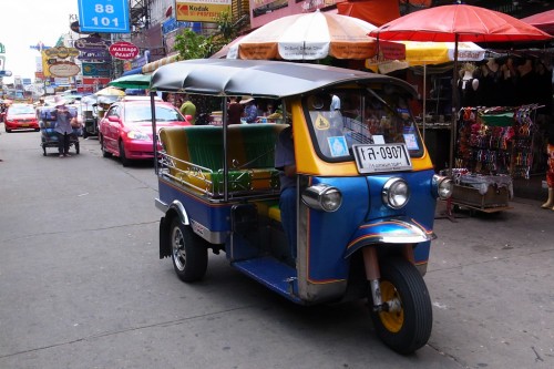 Tuk Tuk on the Khaosan Road in Bangkok