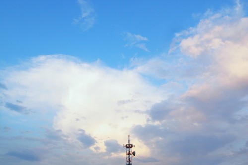 Telephone repeater in the sky
