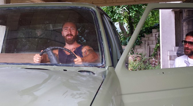 WILLIAM CUPIDO STEERING THE JUBECCA FORD