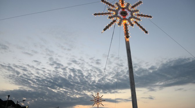 ILLUMINATIONS FOR CELEBRATIONS OF THE CHRIST OF THE ABYSS IN VALLEVÒ, ROCCA SAN GIOVANNI