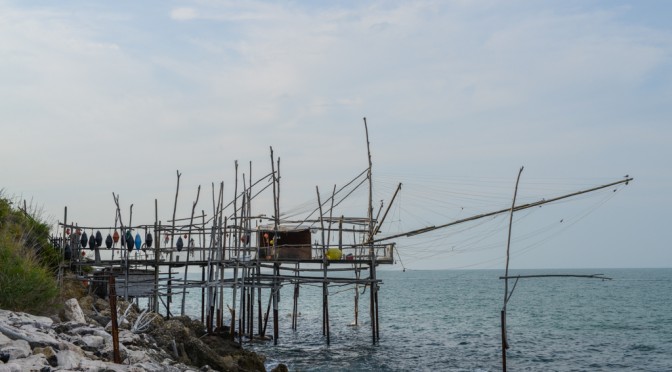 TRABOCCO NEAR THE PROMONTORIO DANNUNZIANO