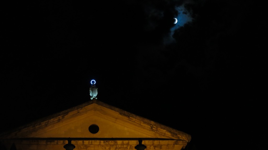 VIRGIN MARY AND THE MOON