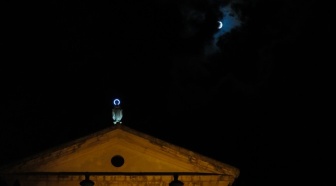 VIRGIN MARY AND THE MOON