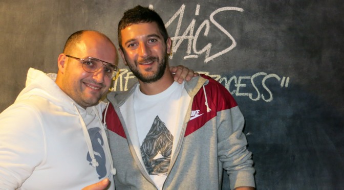 ME AND ANTONELLO MACS AT HIS CREATIVE PROCESS