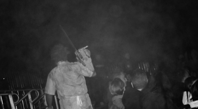 WELCOME MAN WITH THE CHAINSAW