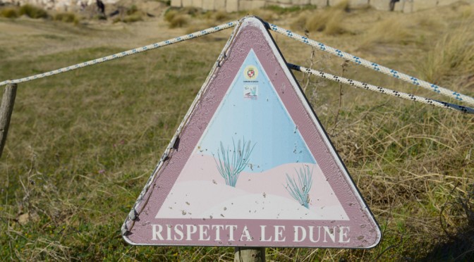 DARK SIDE OF PUNTA ADERCI: RESPECT THE DUNES