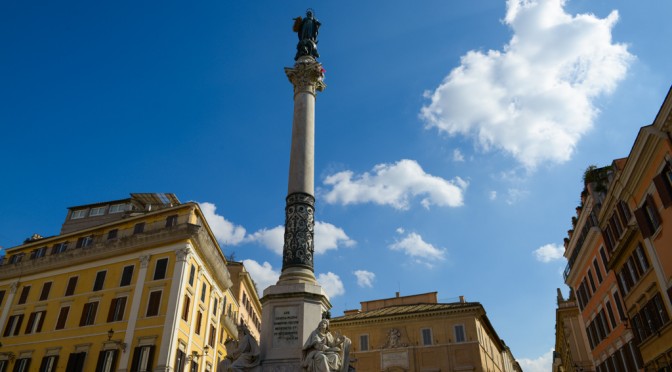 COLUMN OF THE IMMACULATE CONCEPTION, ROME