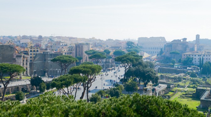 COLOSSEUM AS A BACKDROP