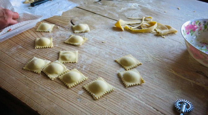MAKING OF RAVIOLI