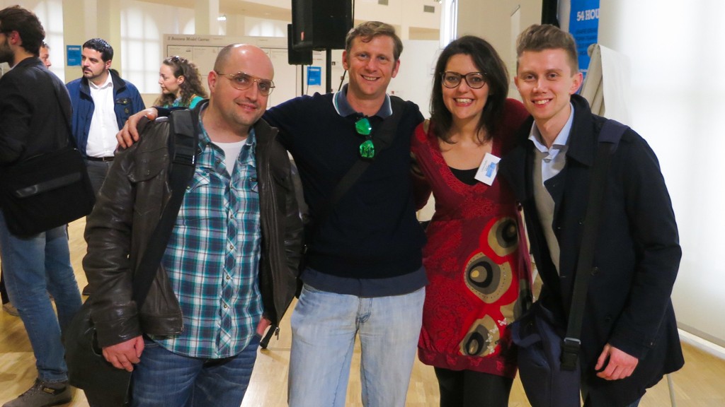 Me and my Team at the Startup Weekend, Pescara