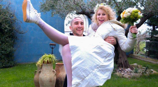 Unusual self made Wedding: Luca & Valeria I'm very happy for you!