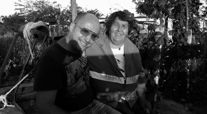 Me and the signal woman in Bulgaria