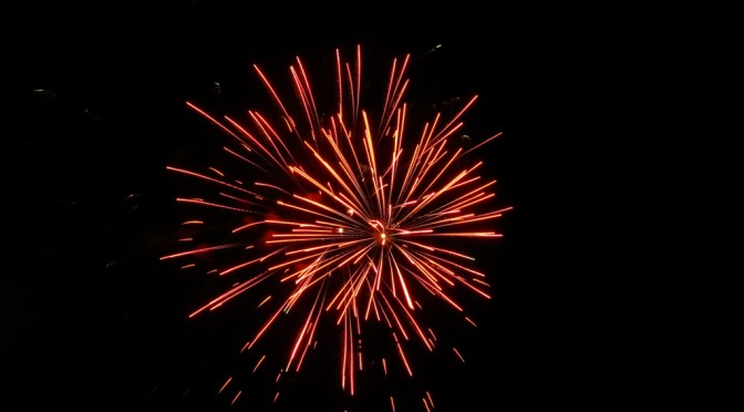Fireworks opens the celebrations of the Virgin Mary #2