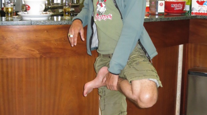 Mimmo stretching and the new clogs