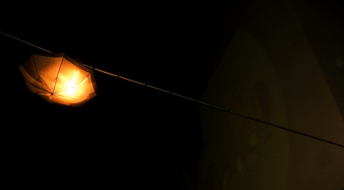 Umbrella street light