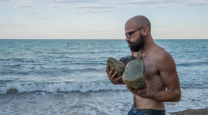 Gaetano De Crecchio and the rocks