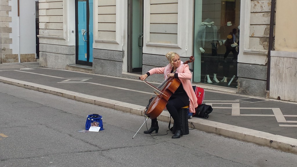 Classic music on the street