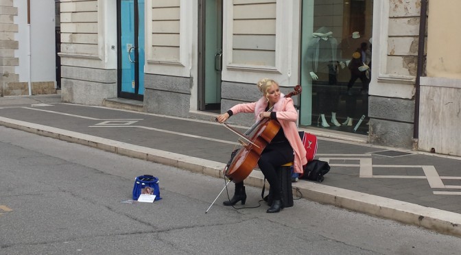 Classic music on the street