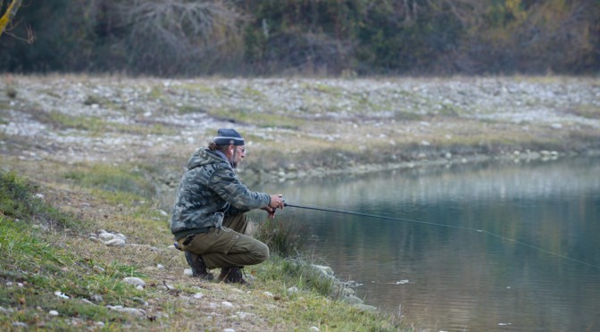 Paolo Germani in Torcino Lake