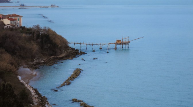 Trabocco Turchino Described By D’annunzio just rebuilded in San Vito Chietino