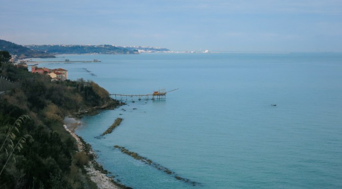 View of Costa dei Trabocchi from Eremo Dannunziano
