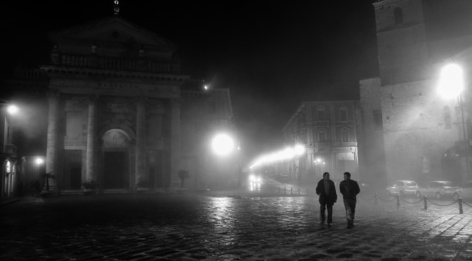 Walking in the fog