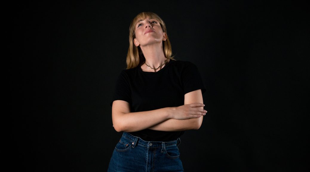 Sara at my Studio