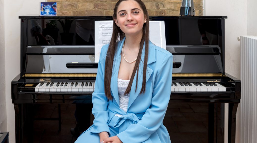 My niece Elettra and her passion on the day of her confirmation