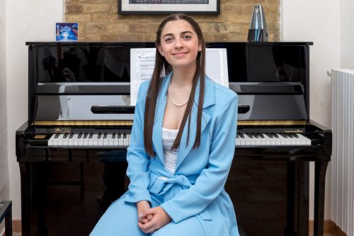 My niece Elettra and her passion on the day of her confirmation