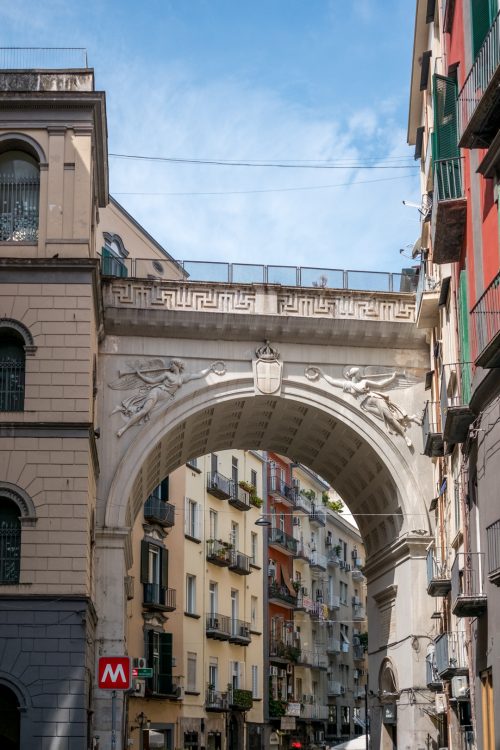 Chiaia Bridge in Naples