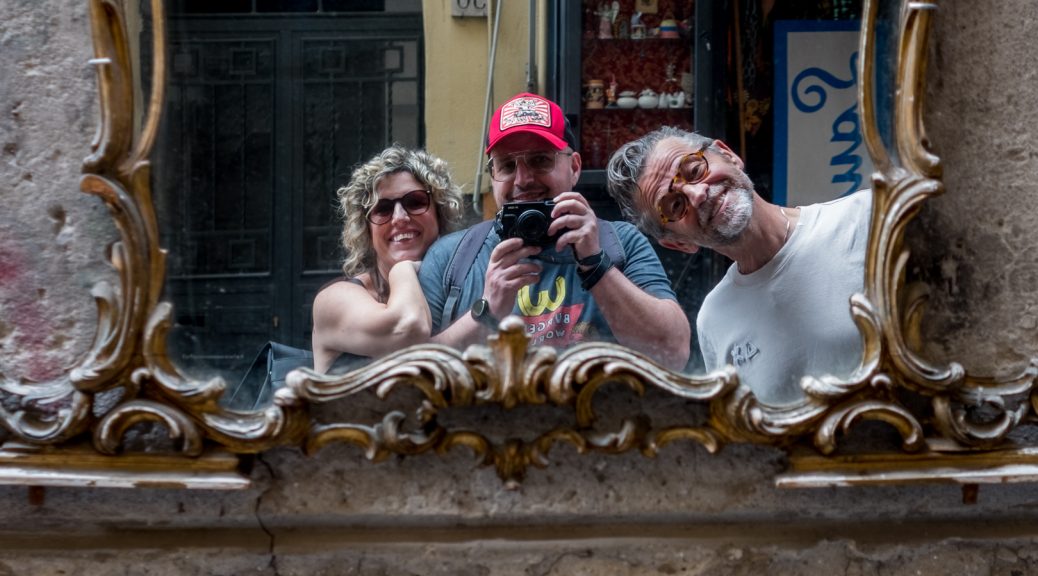 Lucia, Me and Tommaso in Naples’ Spanish Quarter