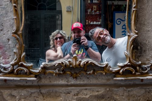 Lucia, Me and Tommaso in Naples’ Spanish Quarter