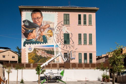 Macs and the postcards from Casalanguida, under construction